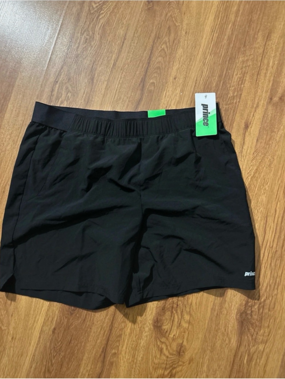 Prince Mens Black Athletic Shorts